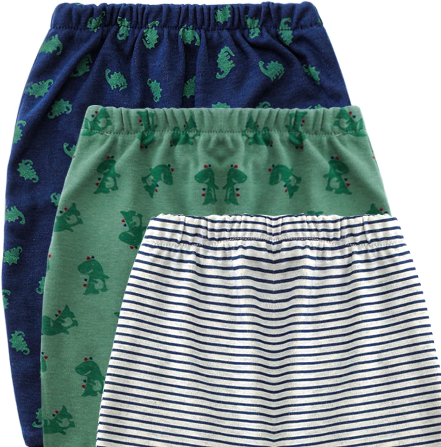 Hakochia Baby Pants for Boys & Girls: 100% Cotton, Soft, Comfy, Ample Diaper Room 0-36 Months