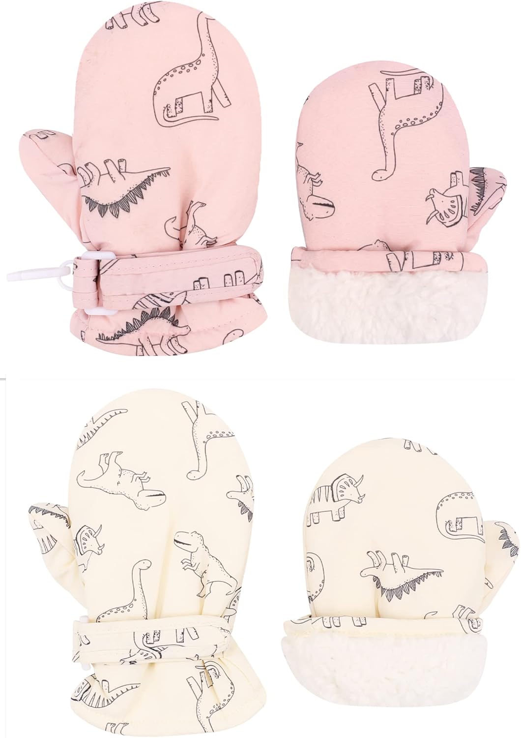 Toddler Gloves Kids Mittens Winter Warm Lined Fleece Gloves Waterproof Snow Baby Mitten for Boys Girls