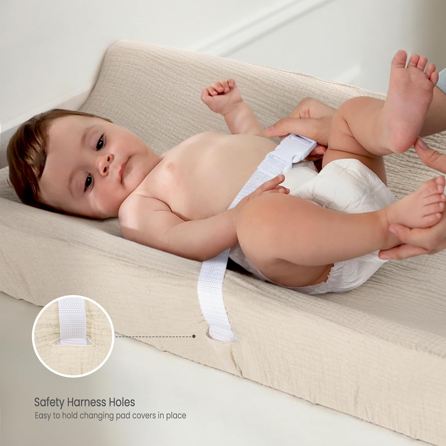 lulumoon Baby Changing Pad Cover: Muslin Diaper Changing Table Pad Cover - Changing Pad Sheets for Girls Boys