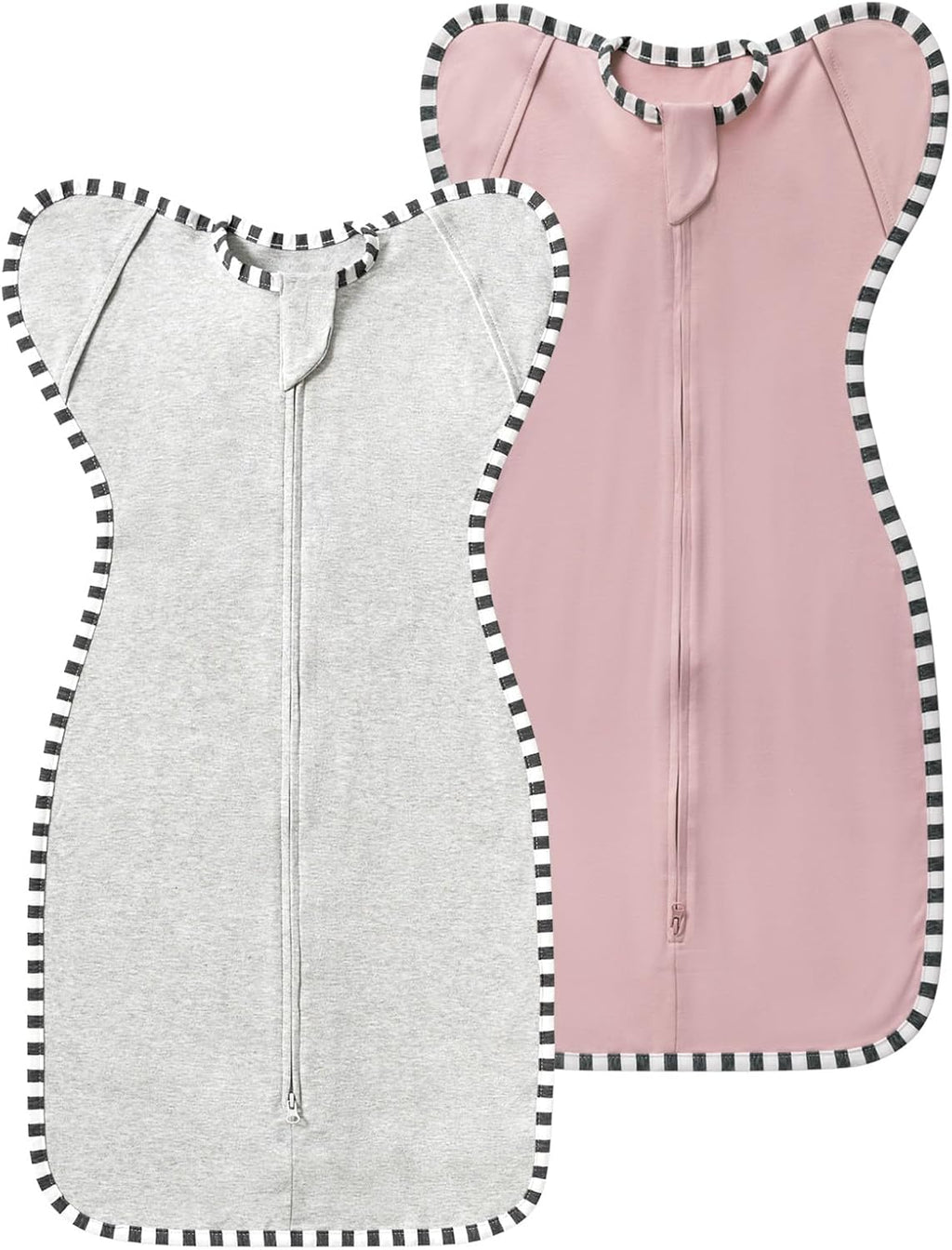 Baby Transition Swaddle 2-Pack, Newborn Sleep Sack, Arms Up Design (Arms In/Out), Infant Swaddle for Boys Girls