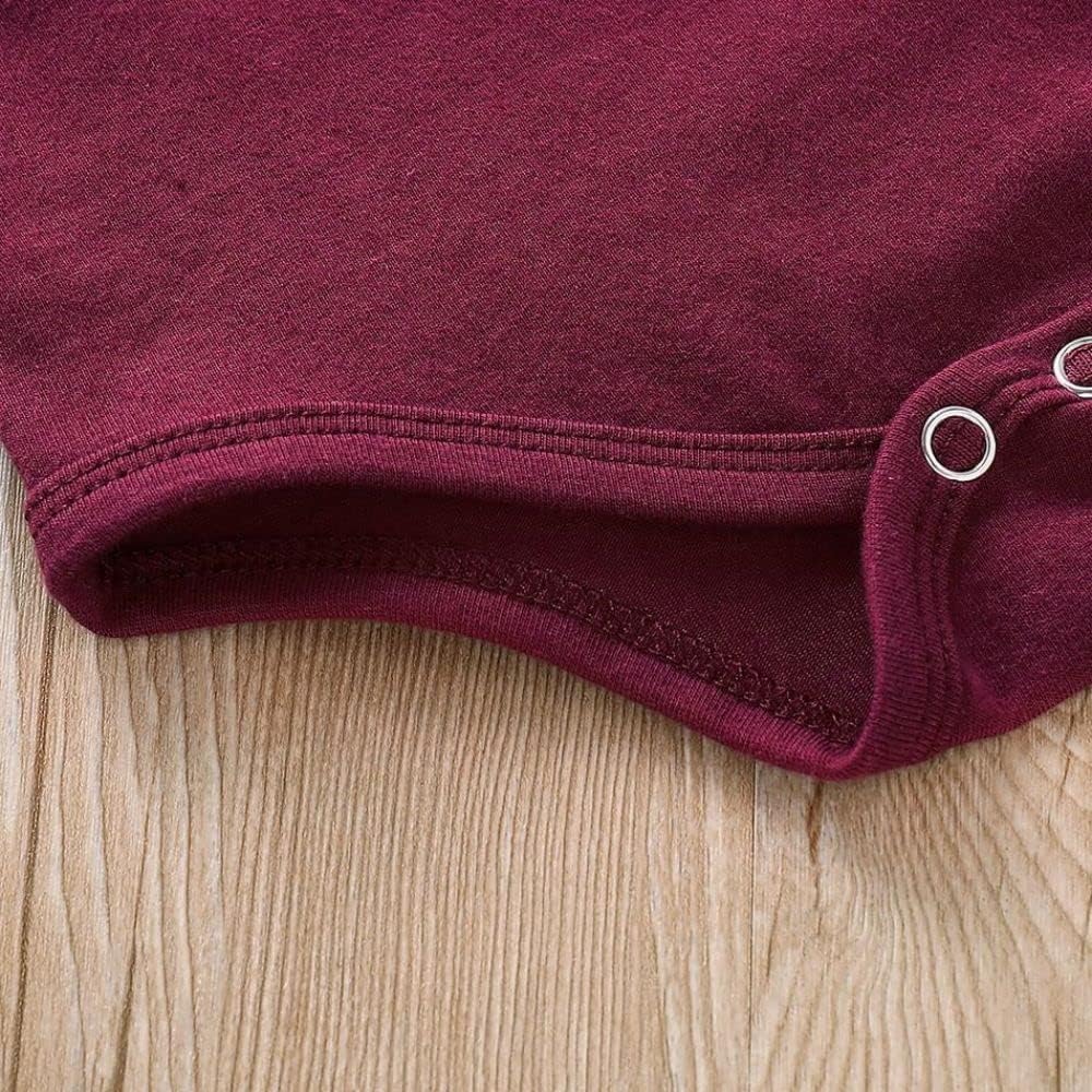 Newborn Baby Girl Clothes, Infant Girl Outfits Long Sleeve Ruffle Romper + Floral Pants + Headband Set