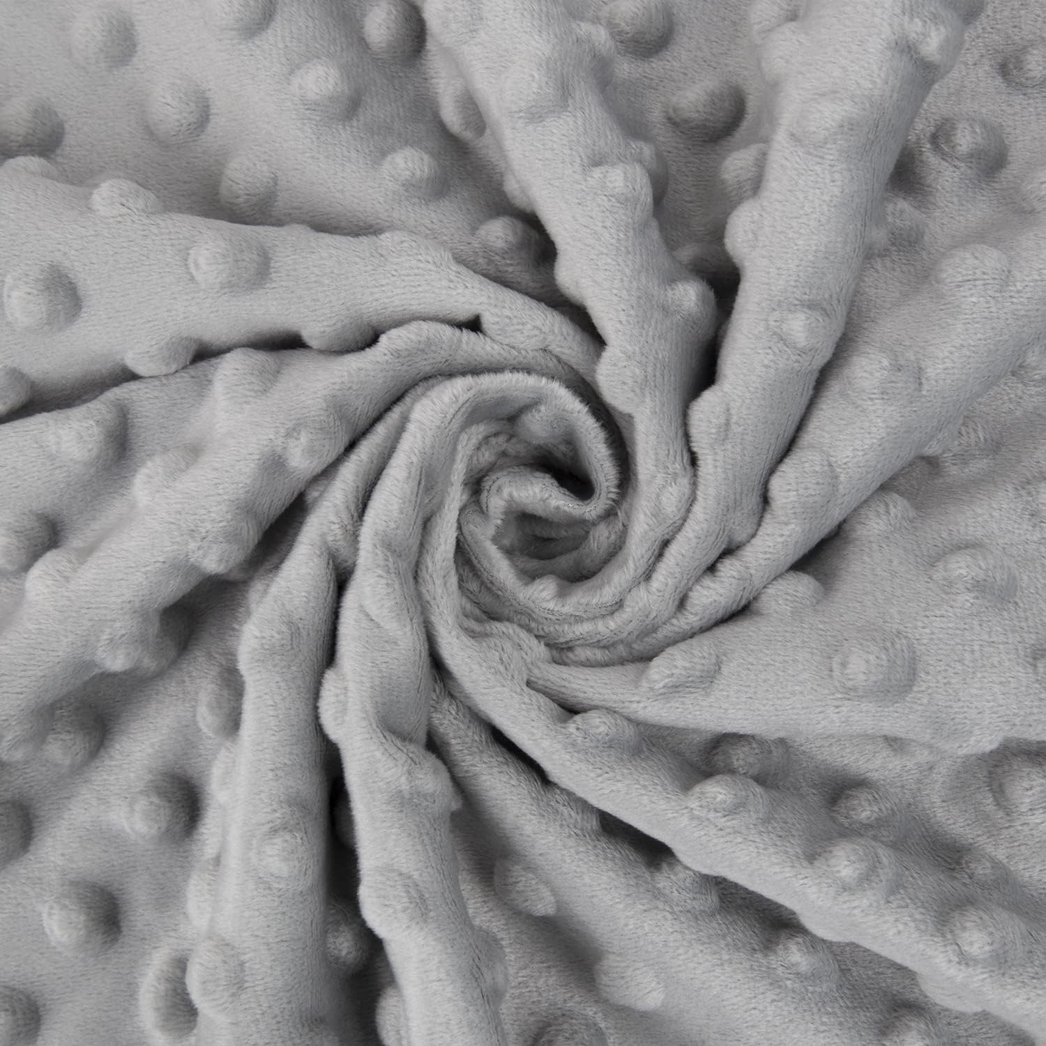 HOMRITAR Baby Blanket for Boys Girls Soft Plush Minky Blanket with Double Layer Dotted Backing for Toddler with Forest Foxes Multicolor Printed 30 x 40 Inch (75 x 100 cm)