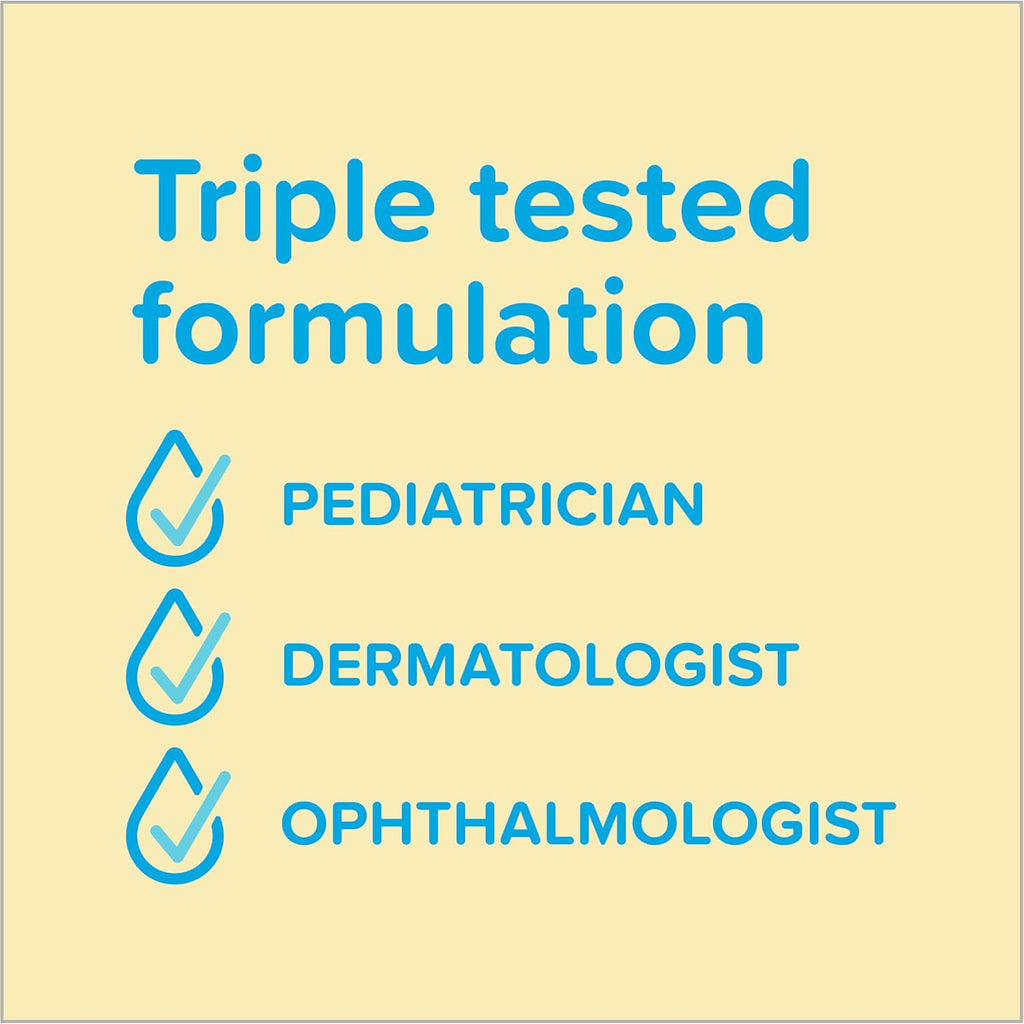 Johnson's Head-to-Toe Gentle Tear-Free Baby & Newborn Wash & Shampoo, Sulfate-, Paraben- Phthalate- & Dye-Free, Hypoallergenic Wash for Sensitive Skin & Hair, 27.1 fl. Oz (Pack of 2)