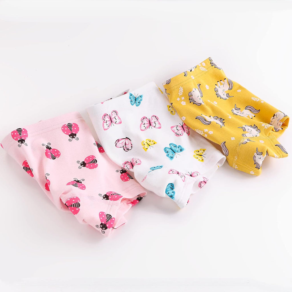 Boboking Soft Cotton Girls' Panties Boyshort Little Girls' Underwear Toddler Undies