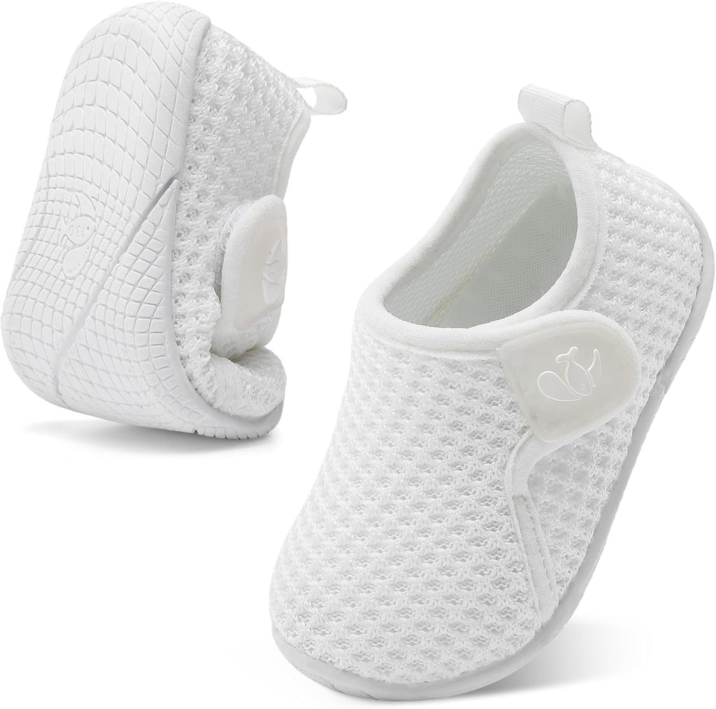 FEETCITY Toddler Walking Shoes Slip On Toddler Shoes Boys Girls Kids Sports Sneakers Casual School Shoes Barefoot Shoes