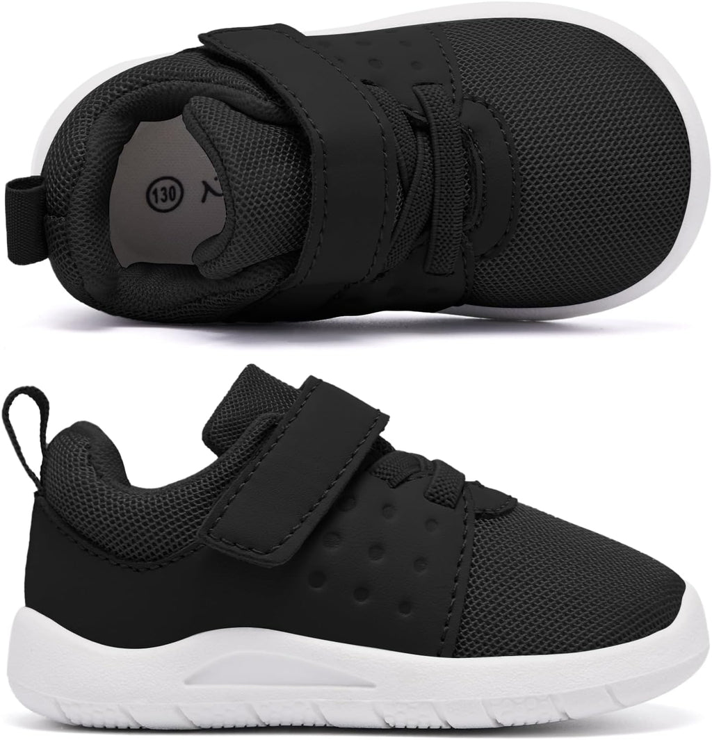 MORENDL Toddler Baby Shoes 0-4 Years Boy Girl Lightweight Breathable Non-Slip Sports Sneakers Running Walking Tennis Barefoot Shoes