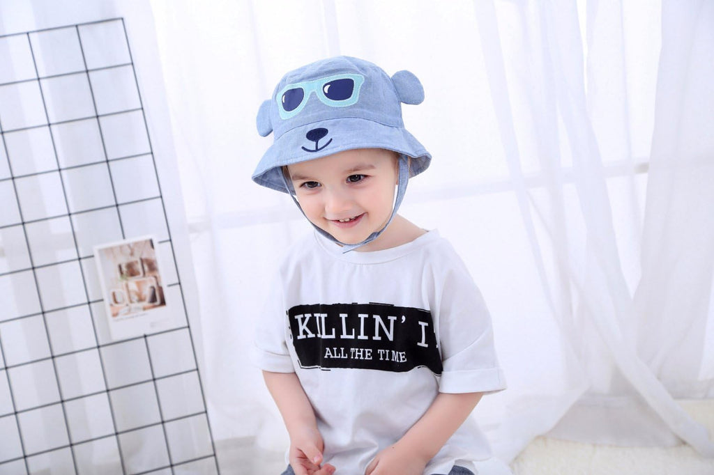 Kids Toddler Baby Boy Sun Hat Summer Bucket Hats with UPF 50+ UV Sun Protective