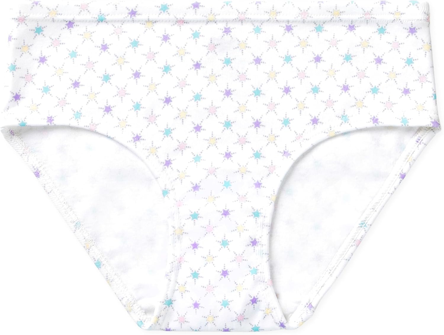 Lucky & Me Girls 100% Organic Cotton Underwear Briefs, Gracie 7 Pack
