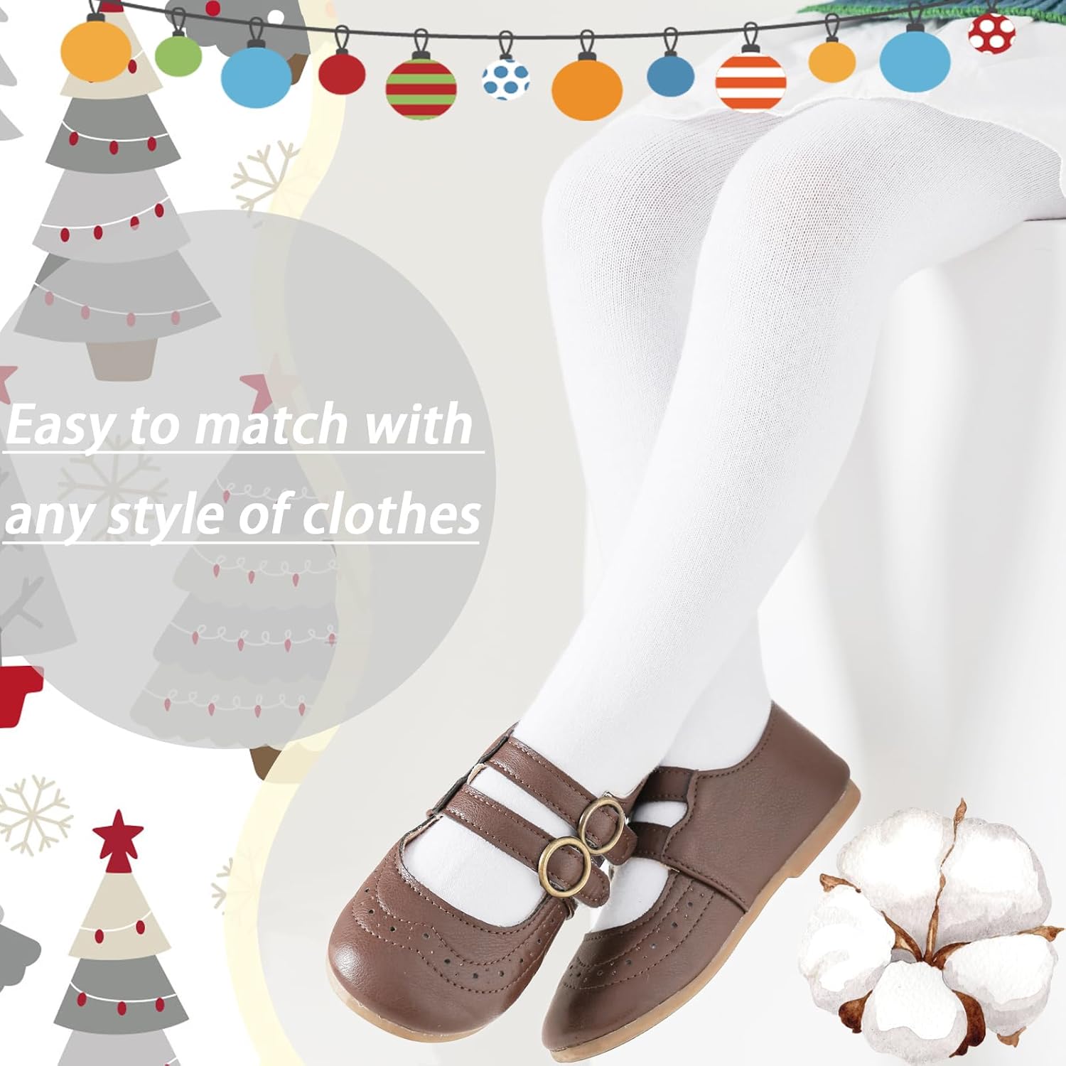 Mini angel Baby Tights Non Slip Baby Girl Tights Seamless Cotton Pantyhose Toddler Stockings Winter Warm Leggings Non-Skid