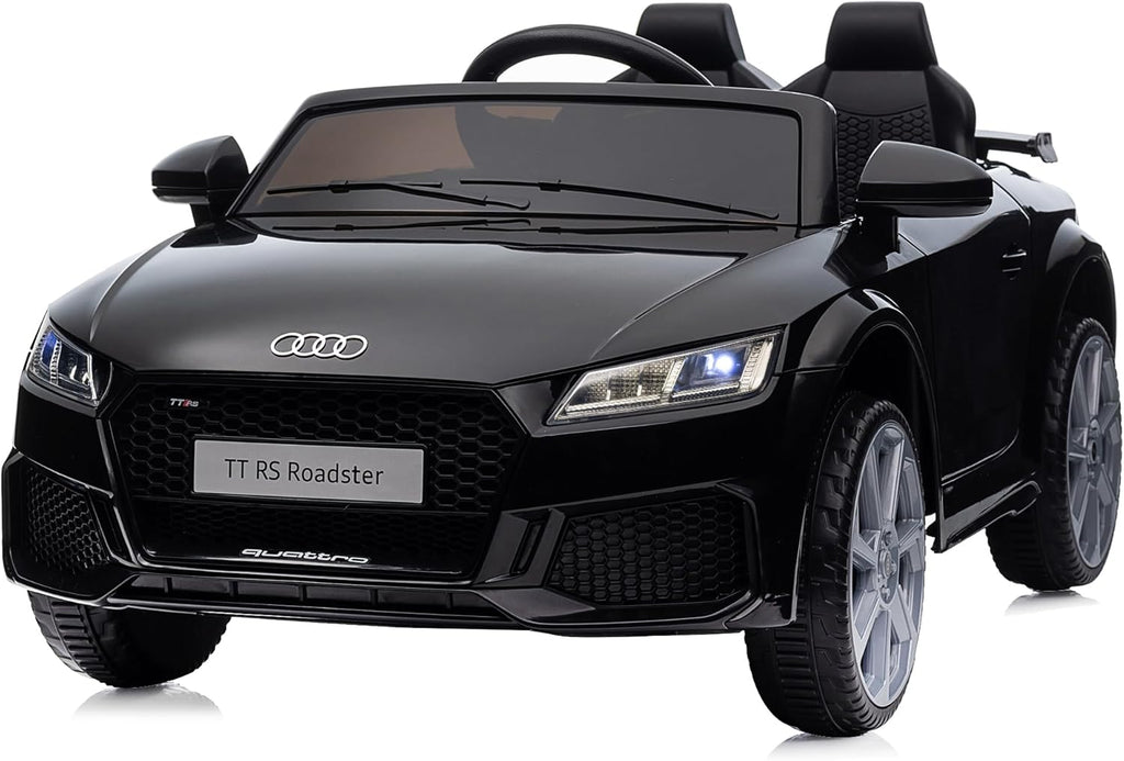 Kids Electric Car, Licensed Audi 6V Kids Ride on Toy Car for Toddlers with Remote - Black