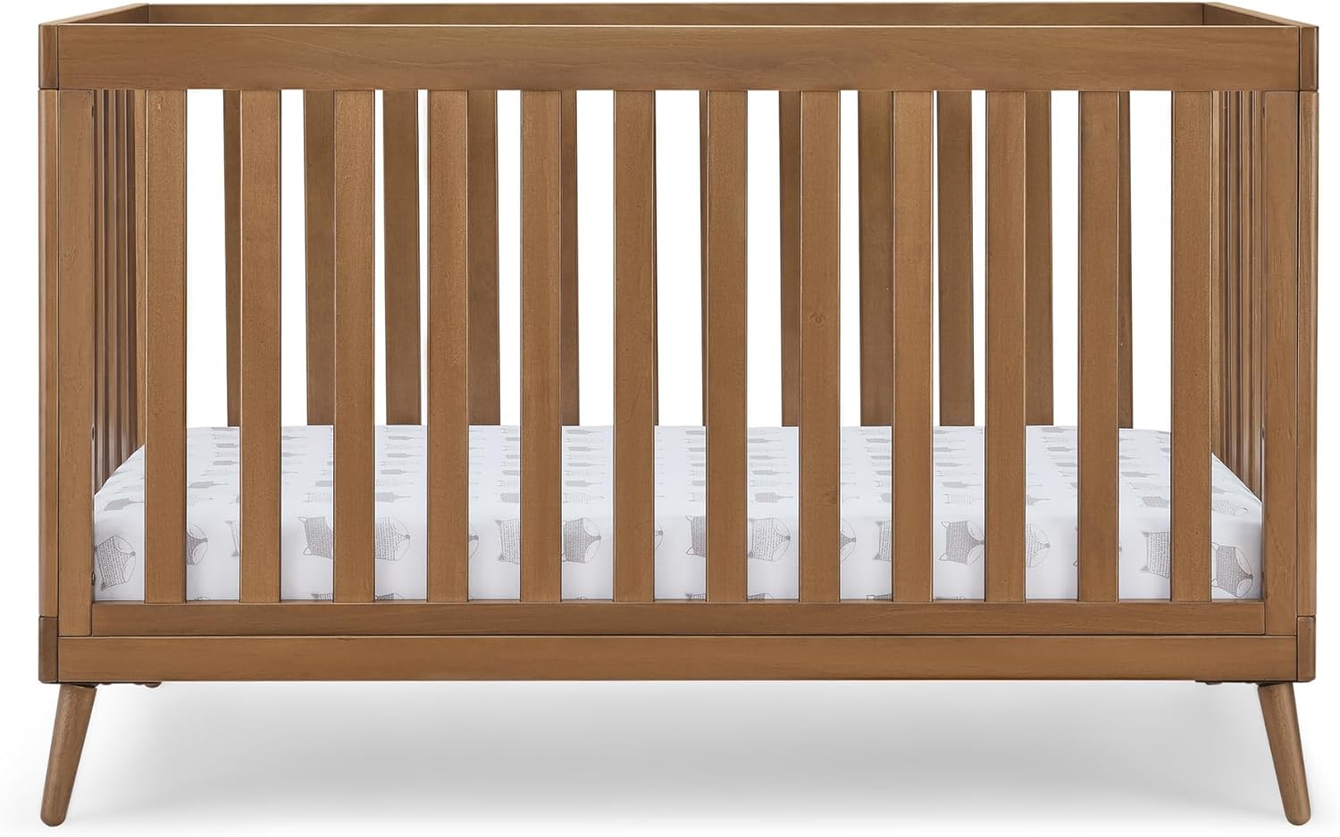 Delta Children Essex 4-in-1 Convertible Crib - Greenguard Gold Certified, Chestnut