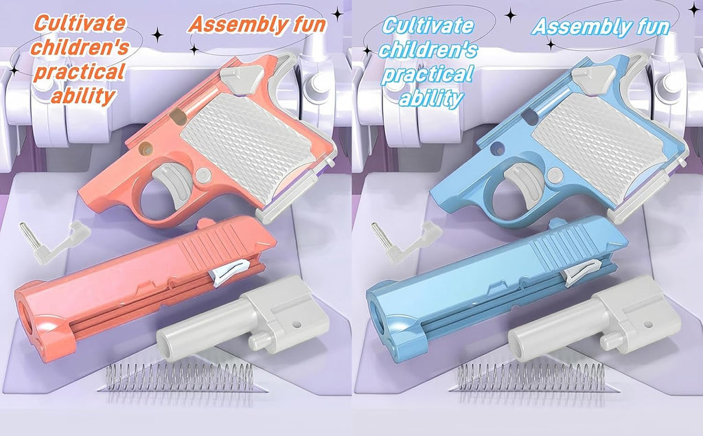 2024 New 1911 Model Radish Fun and Safe Toys,Fidget Toys Suitable for Relieving ADHD and Anxiety,Stress Relief Funny Toys for Adults,The Fun Gift for Adults and Kids (Pink&Blue / 2 PCS Pack)