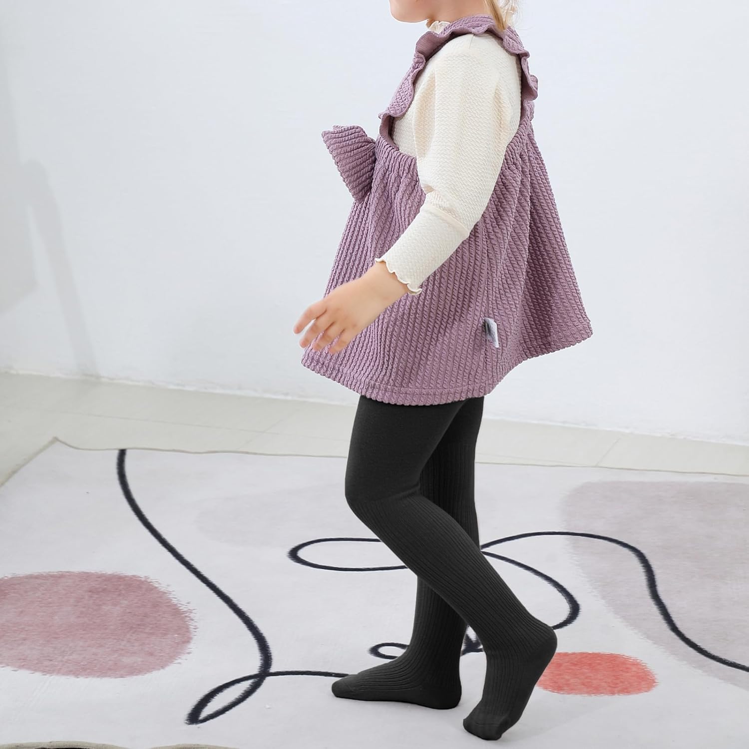 American Trends Baby Tights Non Slip Skid Baby Girl Tight Toddler Stocking Pants Cable Knit Infant Leggings