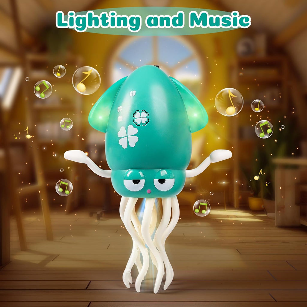 Magic Dancing Octopus Toys, Musical LED Toy, 3 Colors Available (Green)