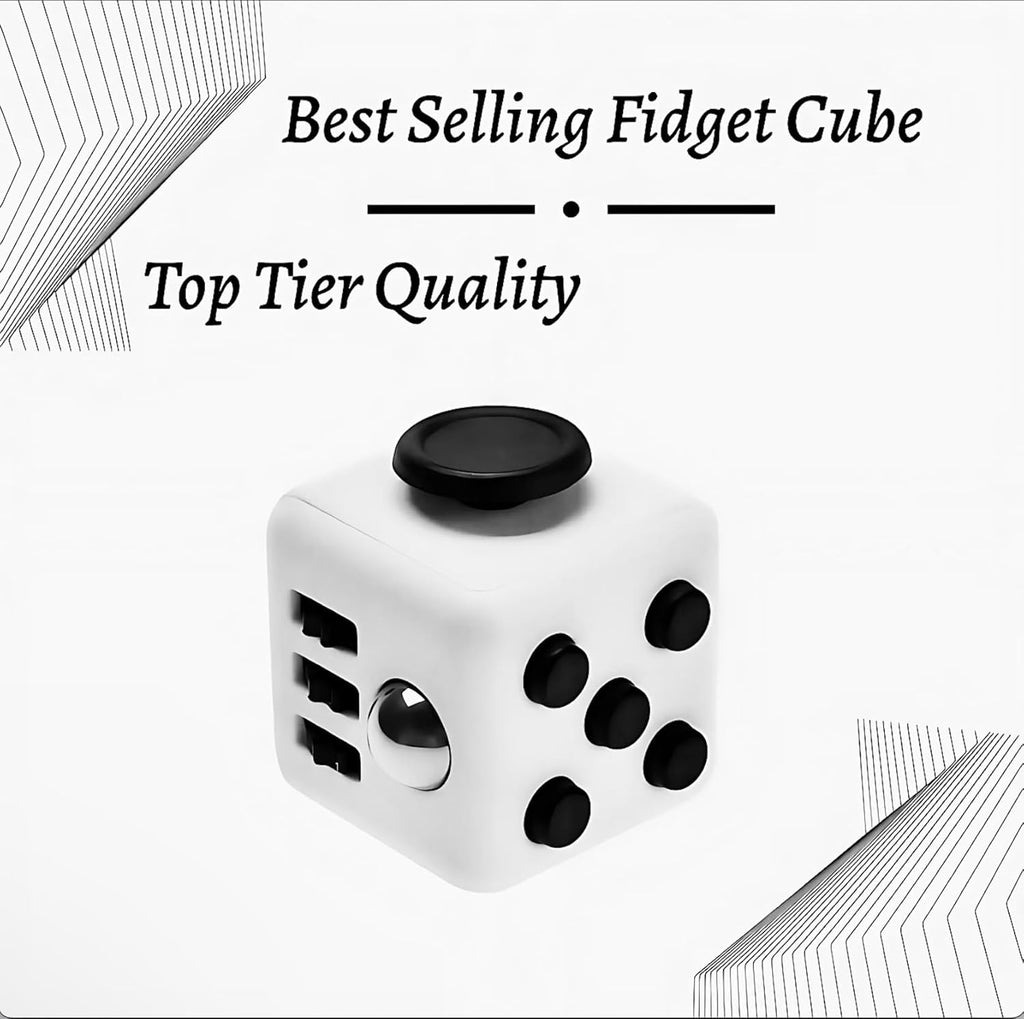 Fidget Gadget Toy - Premium Quality Stress Relief Cube Toy for Adults and Kids - Improve Focus, Relieve Anxiety, and Increase Productivity - Durable and Portable Design, Small, Oreo