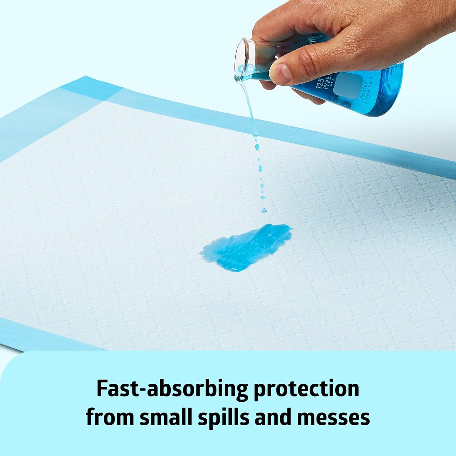 Medline Chucks Pads, Disposable Changing Pads for Baby, 17x24, 100 Count, Chucks Pads, Pee Pads, Disposable Underpads for Incontinence, Diaper Pads, Pee Pads for Babies