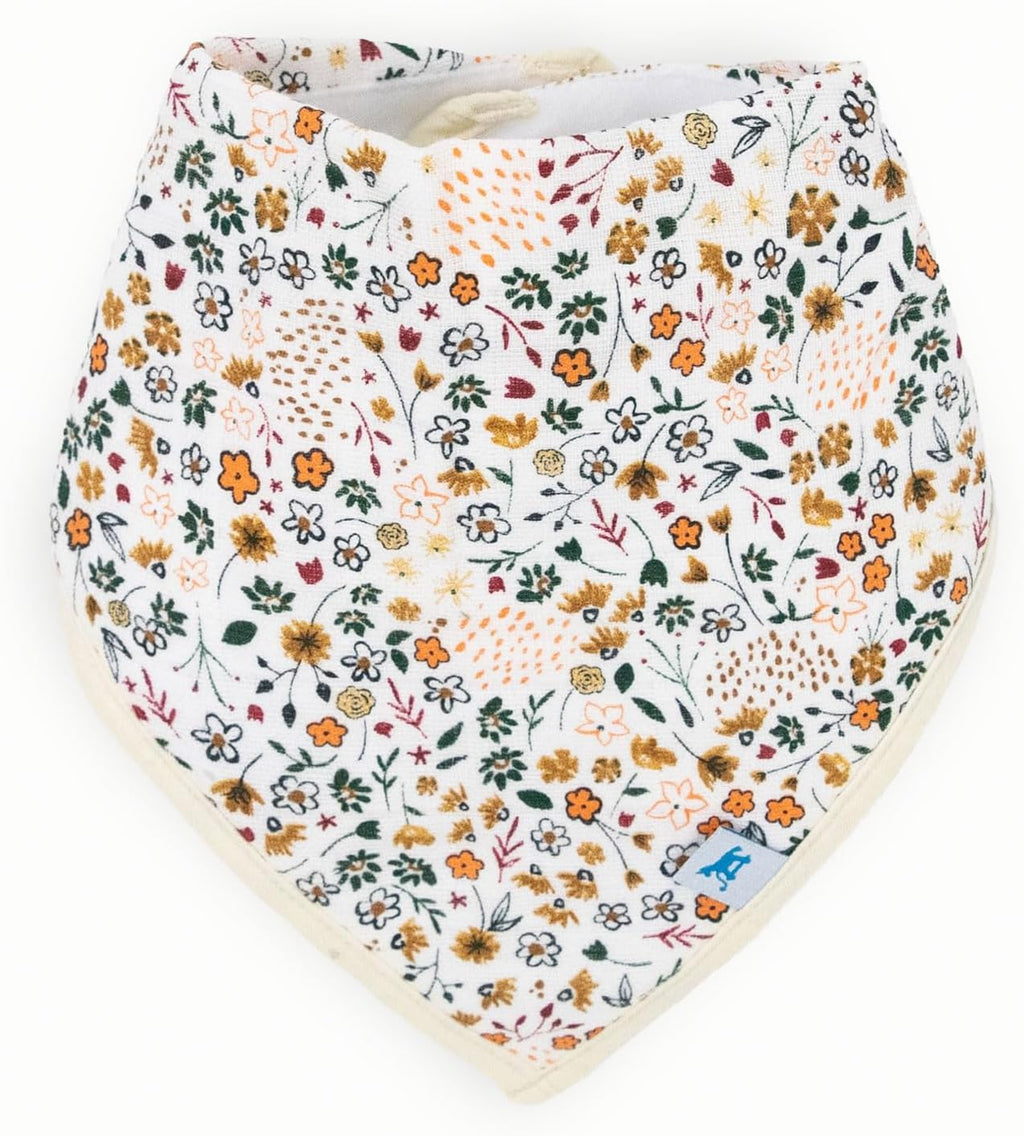 Little Unicorn Cotton Muslin with Fleece Bandana Bib