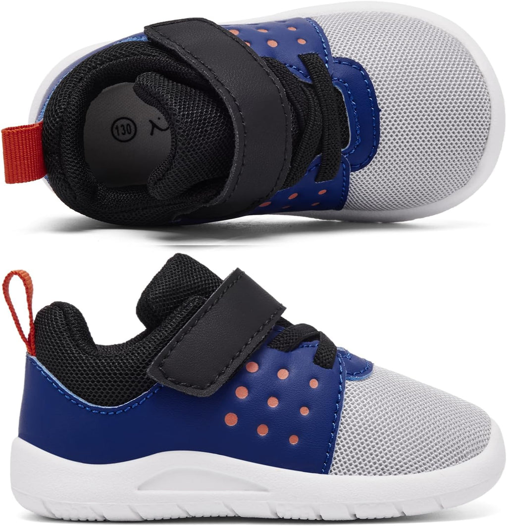 MORENDL Toddler Baby Shoes 0-4 Years Boy Girl Lightweight Breathable Non-Slip Sports Sneakers Running Walking Tennis Barefoot Shoes