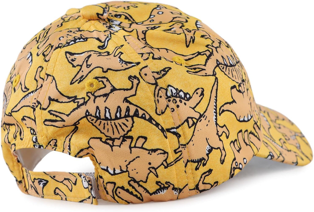 JANGANNSA Dinosaur Boys Girls Caps Embroidery Baby Baseball Caps Cotton Infant Toddler Kids Hat Spring Summer Autumn 2-6Y