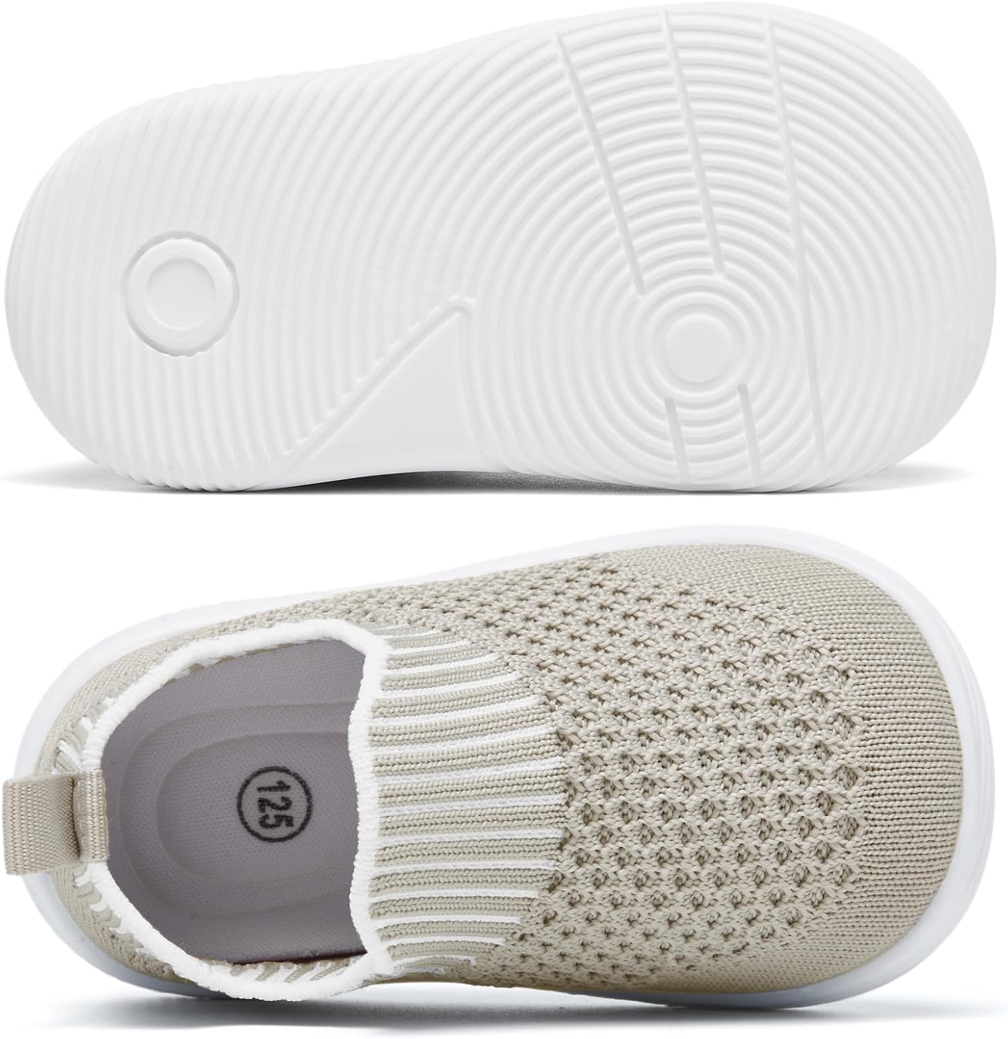 MORENDL Baby Toddler Walking Socks Non-Slip Breathable Unisex Casual Sneakers