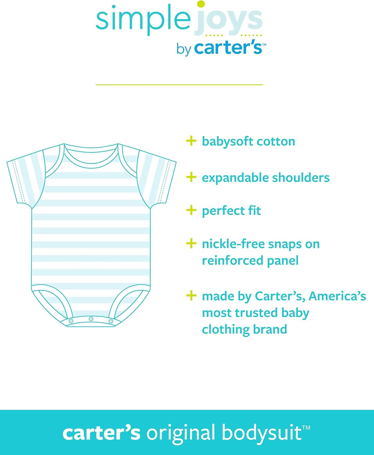 Simple Joys by Carter's Baby 8-Pack Short-Sleeve Bodysuit