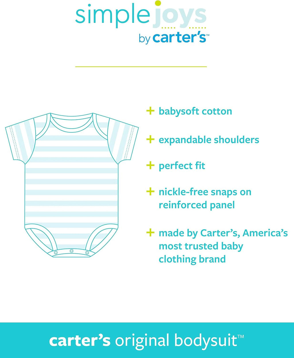 Simple Joys by Carter's Baby 8-Pack Short-Sleeve Bodysuit