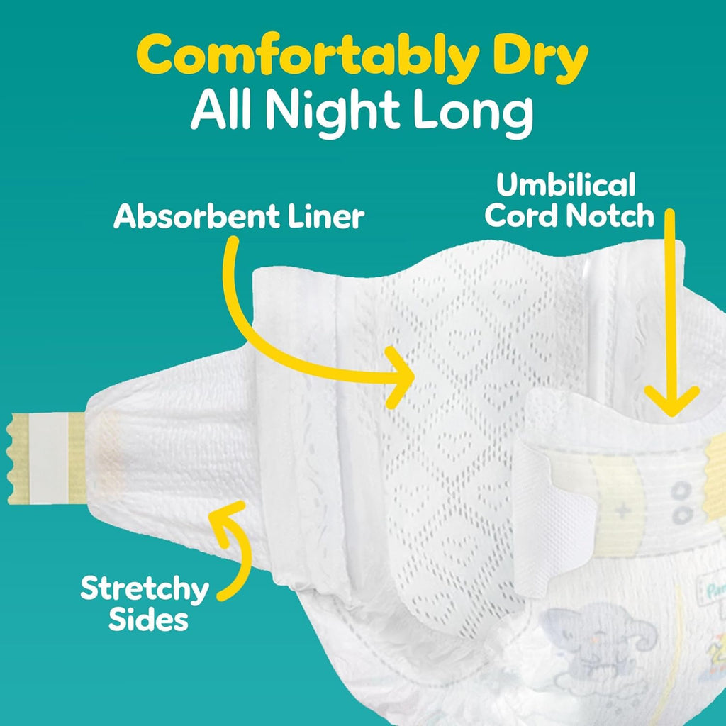 Pampers Baby Diapers - Swaddlers - Size 0, 31 Count, Ultra Absorbent Disposable Newborn Diaper