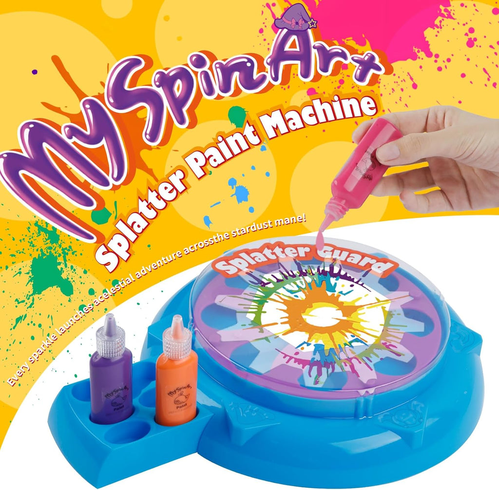 Wings Giant Paint Spin Art Machine Kit for Kids, Paint Spinner with Splatter Guard, Thicker Painting Spinner Arts & Crafts Gifts for Birthday, Toys Kits Set for Boys Girls Ages 6 7 8 9 10