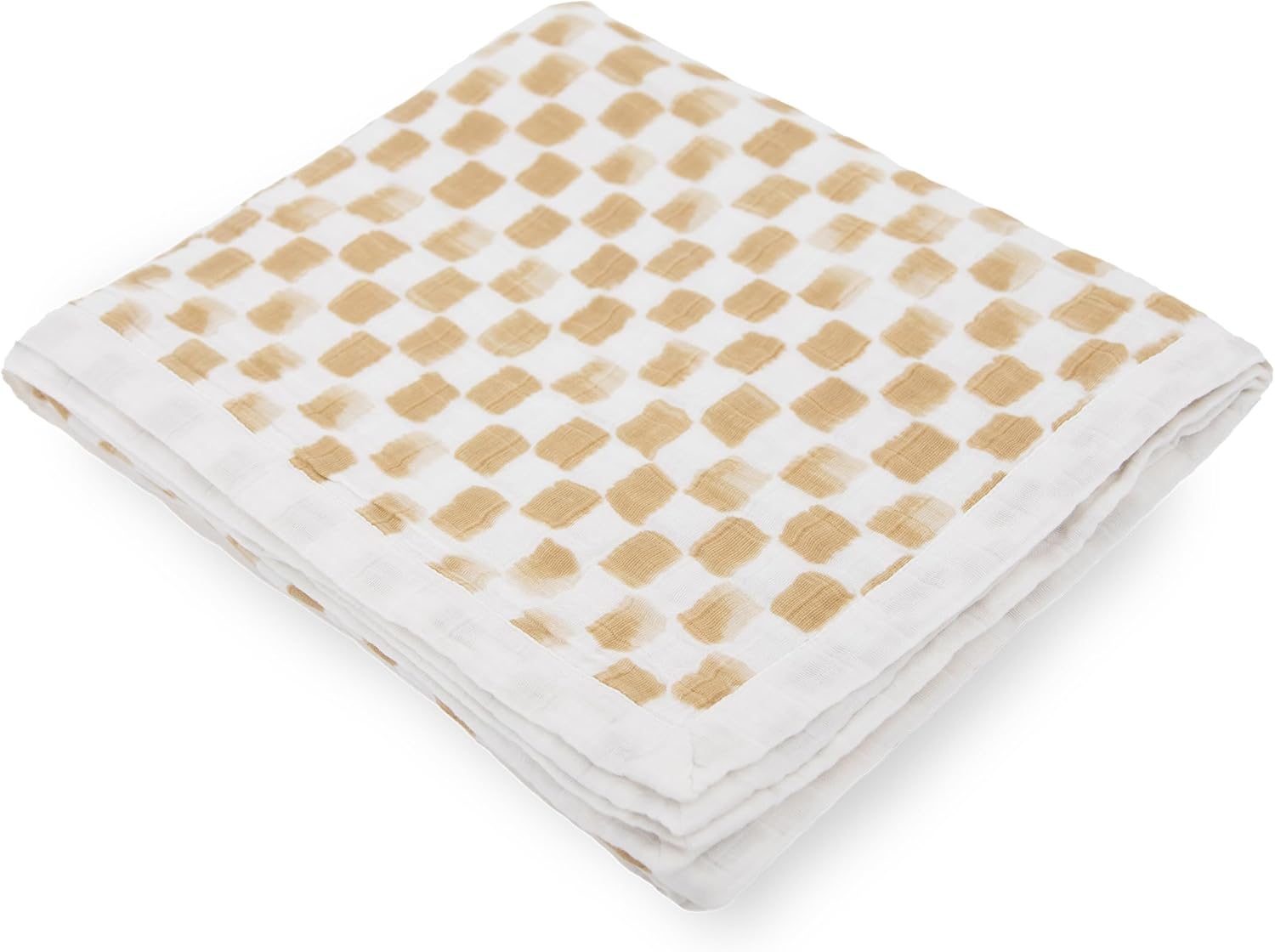 Little Unicorn Premium Quilted Throw | Super Soft, Multi-Layered Muslin XL Blanket| Great for Kids & Families (Adobe Checker)