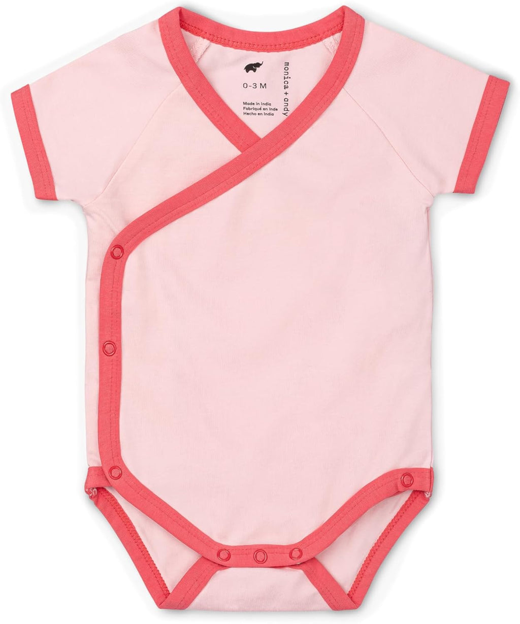 MONICA + ANDY Baby Organic Short Sleeve Lucky Bodysuit