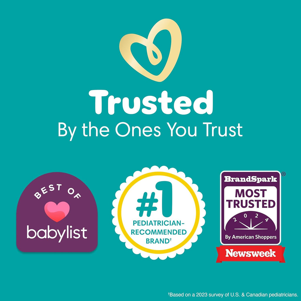 Pampers Baby Diapers - Swaddlers - Size 4, 22 Count, Ultra Absorbent Disposable Infant Diaper