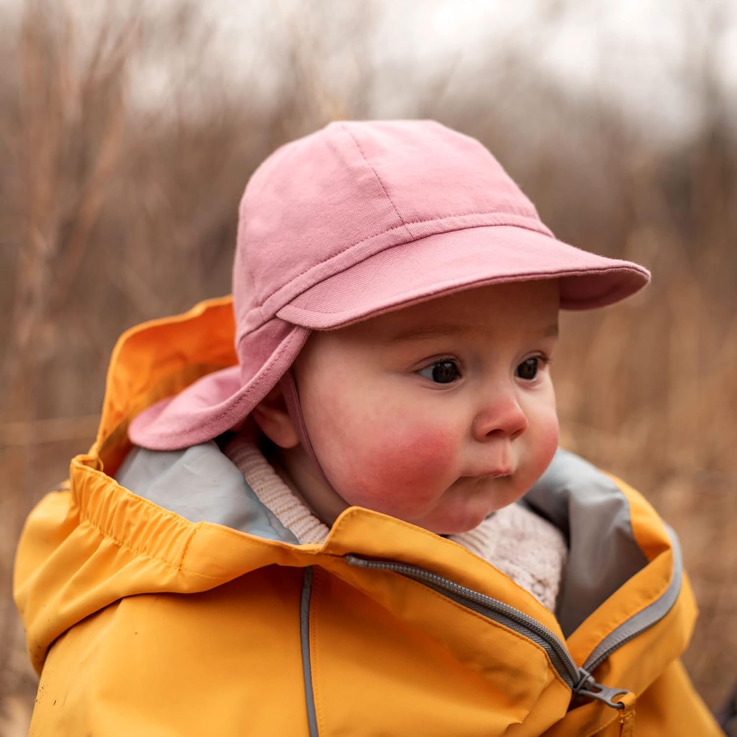 JAN & JUL Sun Soft Baby Cap | Cotton Neck Flap Hat for Littles