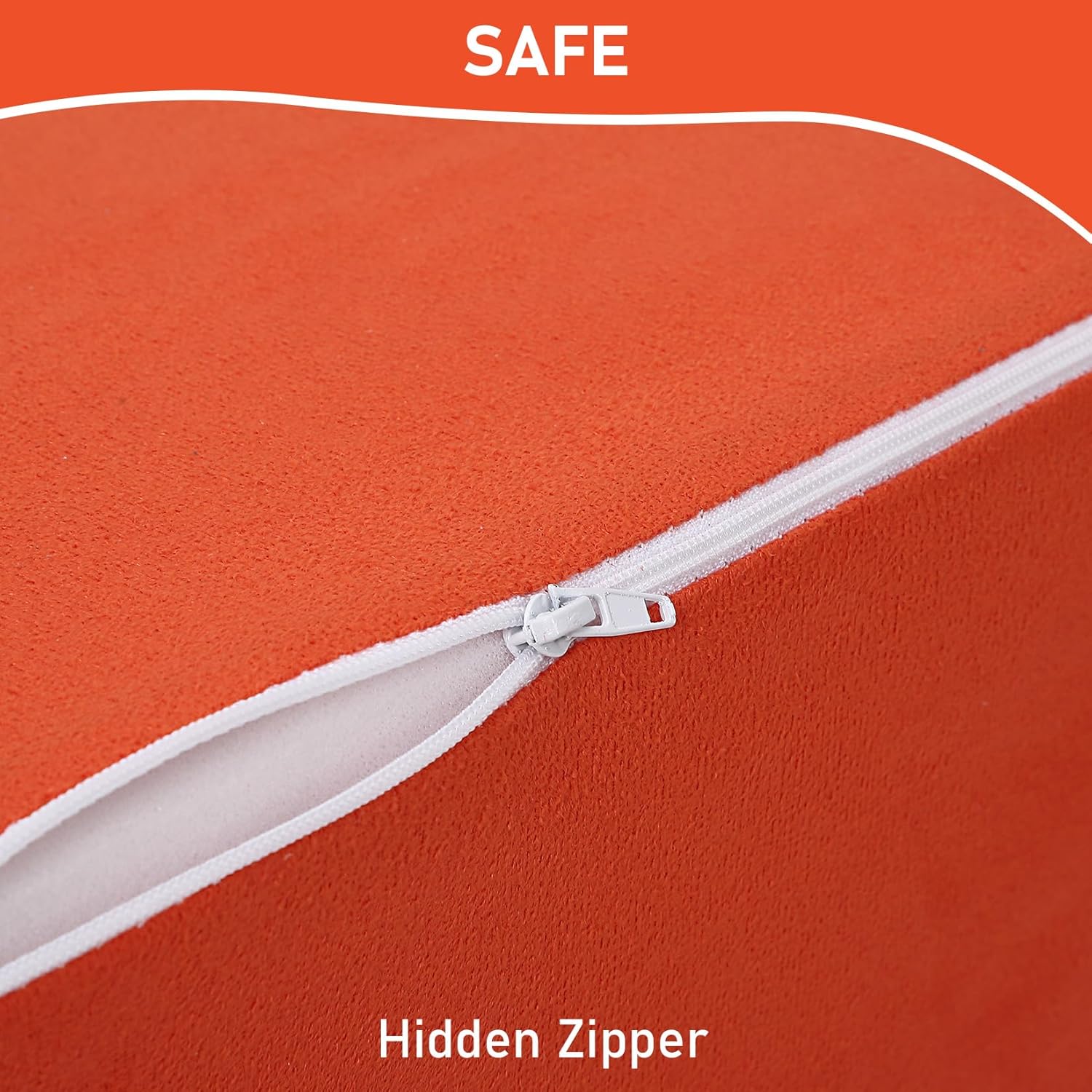 6-Piece Soft PU Leather Toddlers Climbing Toys, Baby Foam Climbing Blocks for Babies Toddlers, Waterproof Foam Play Gym Climber Structures for Toddler 3, Indoor Climb and Crawl Activity Play Set