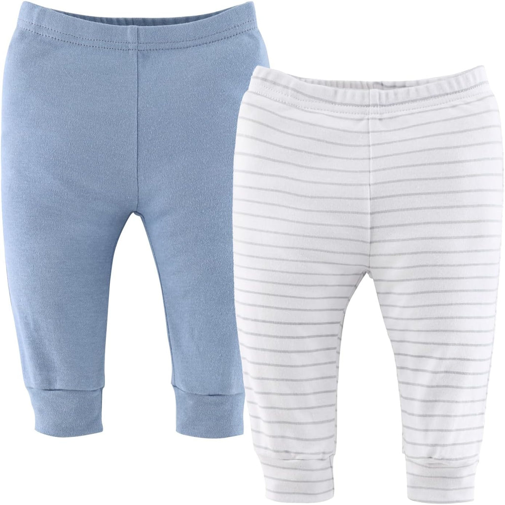 The Peanutshell 5 Pack Baby Boy Pants Set - 100% Cotton Toddler Pants for Boys, Clothes for Toddlers & Babies - Blue Camo