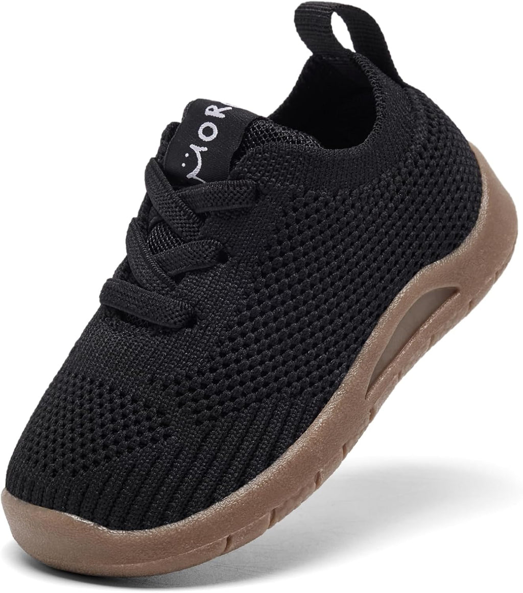MORENDL Toddler Shoes Baby Walking Sock Shoes Infant Sneakers 0-4 Years Boy Girl Barefoot Tennis Shoe Non-Slip Brethable