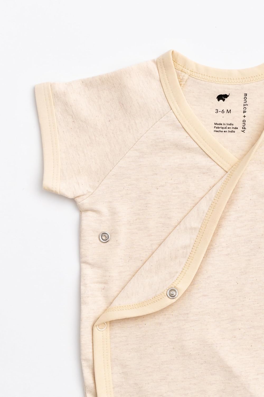 MONICA + ANDY Baby Organic Short Sleeve Lucky Bodysuit