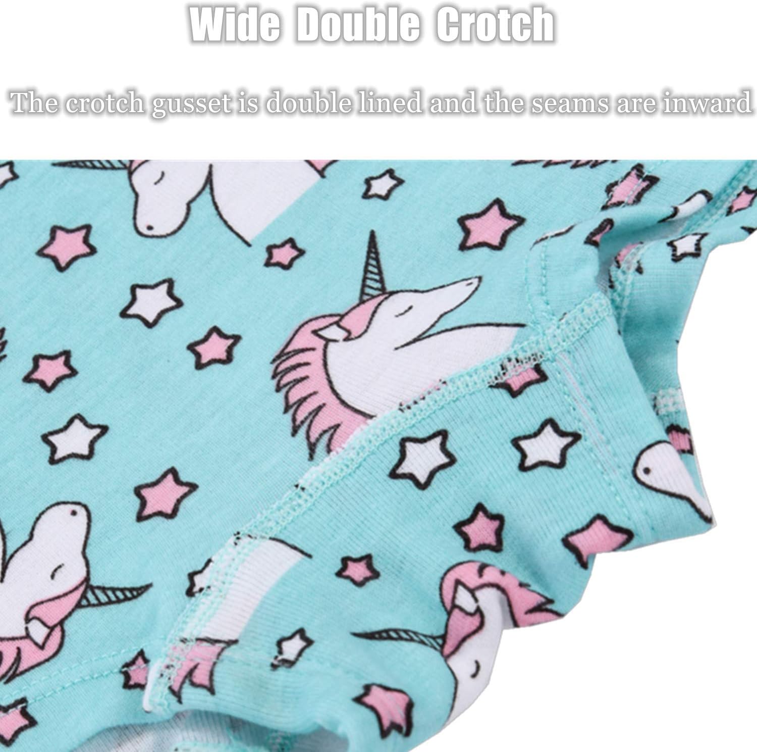 Cczmfeas Girls Hipster Cotton Underwear Boyshort Panties 6 Pack