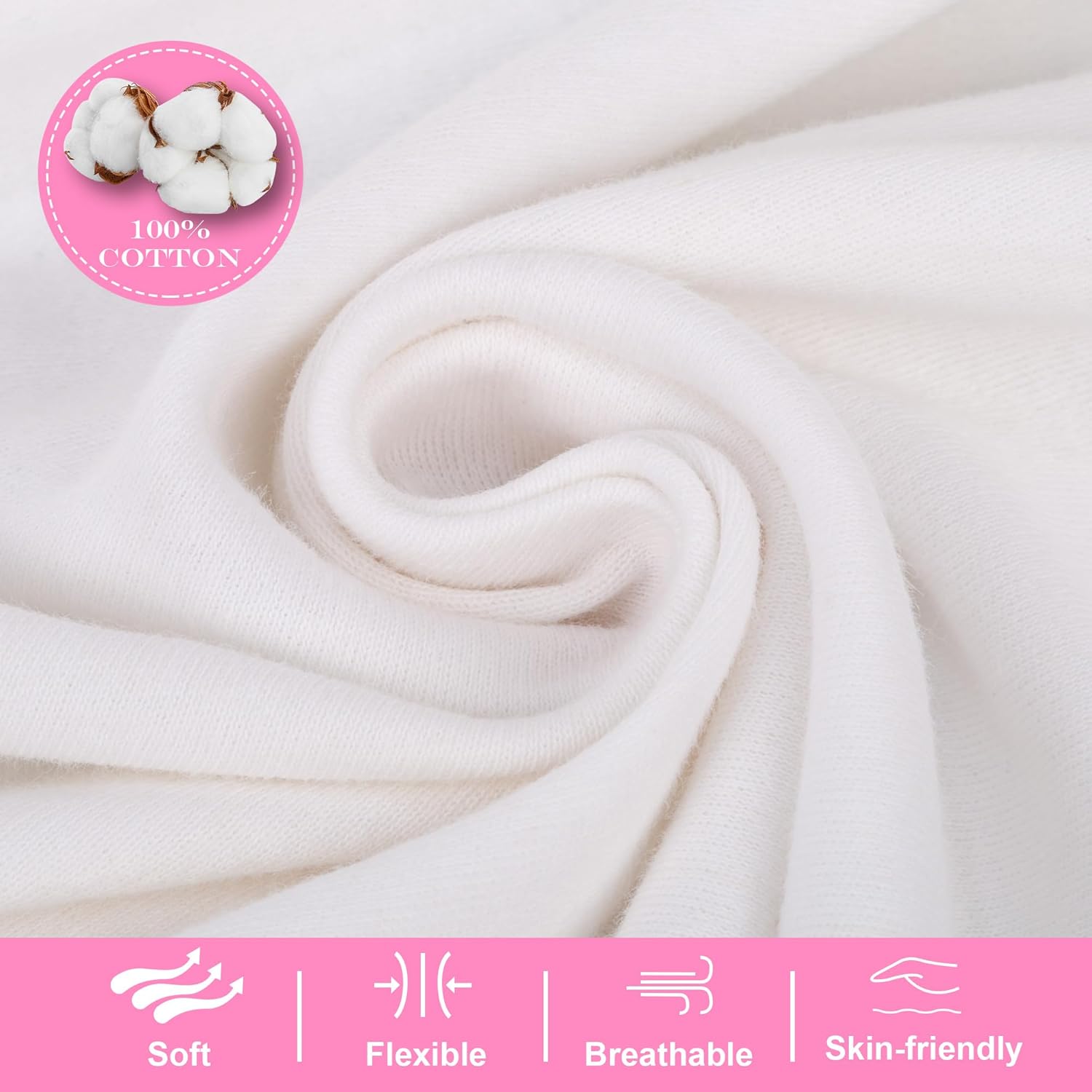 BIG ELEPHANT 10 Pack Toddler Girls' Underwear Boxer Briefs，100% Cotton Super Soft Breathable Panties (3T-10Y)