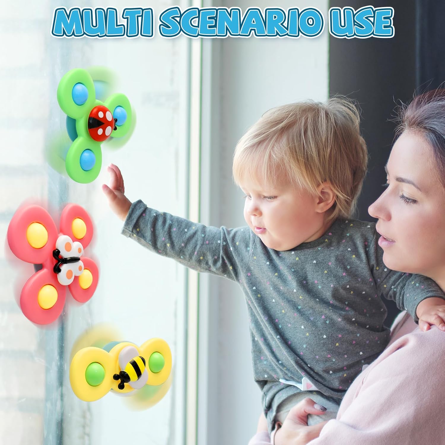 Baby Bath Toys for Toddlers 1-3, Kid Bathtub Toy with 36 Foam Bath Letter & Number, Fishing Games with Fish Net, Water Pool Toy with Storage Bag, Shower Toy Gift for Boy Girl Infant 1 2 3 4 5 6