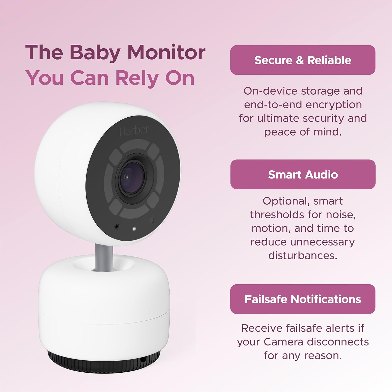 Smart Baby Monitor with 10” Tablet - The Most Reliable Way to Monitor Your Baby with or Without Internet - Private & Secure - Travel Friendly - Supports 2+ Cameras - Lifetime Membership