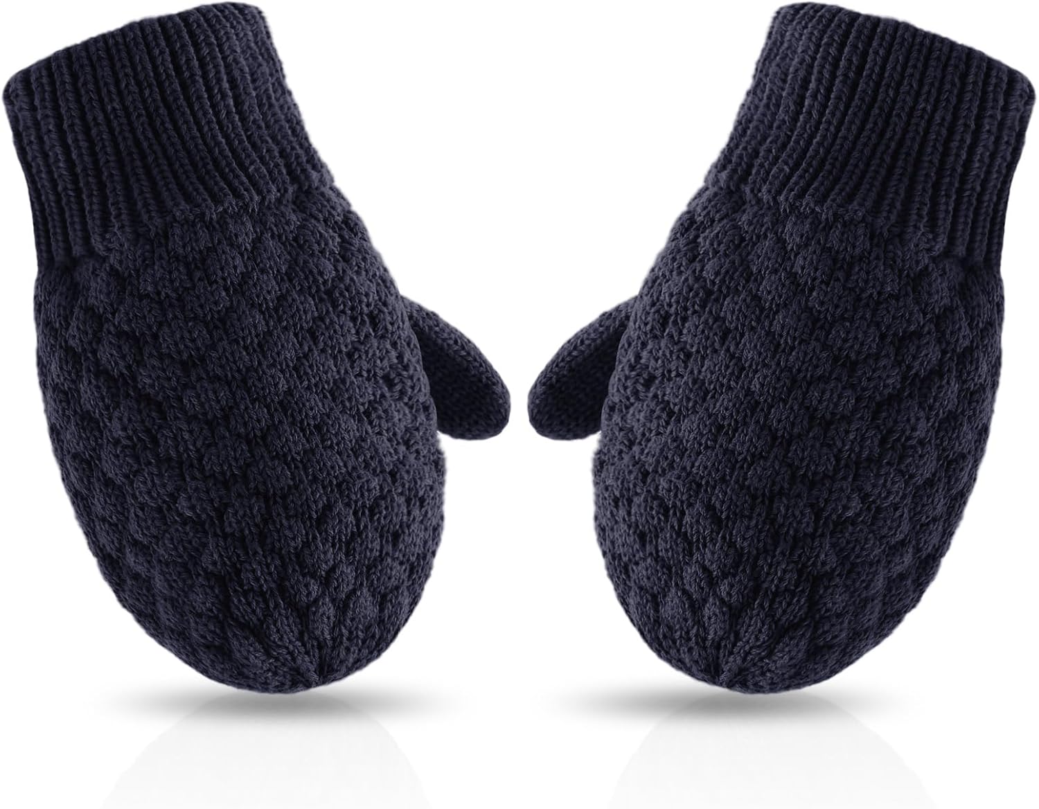 Baby Knit Mittens Toddler Boys Girls Gloves Winter Infant Newborn No Scratch Mitten 0-3 Years