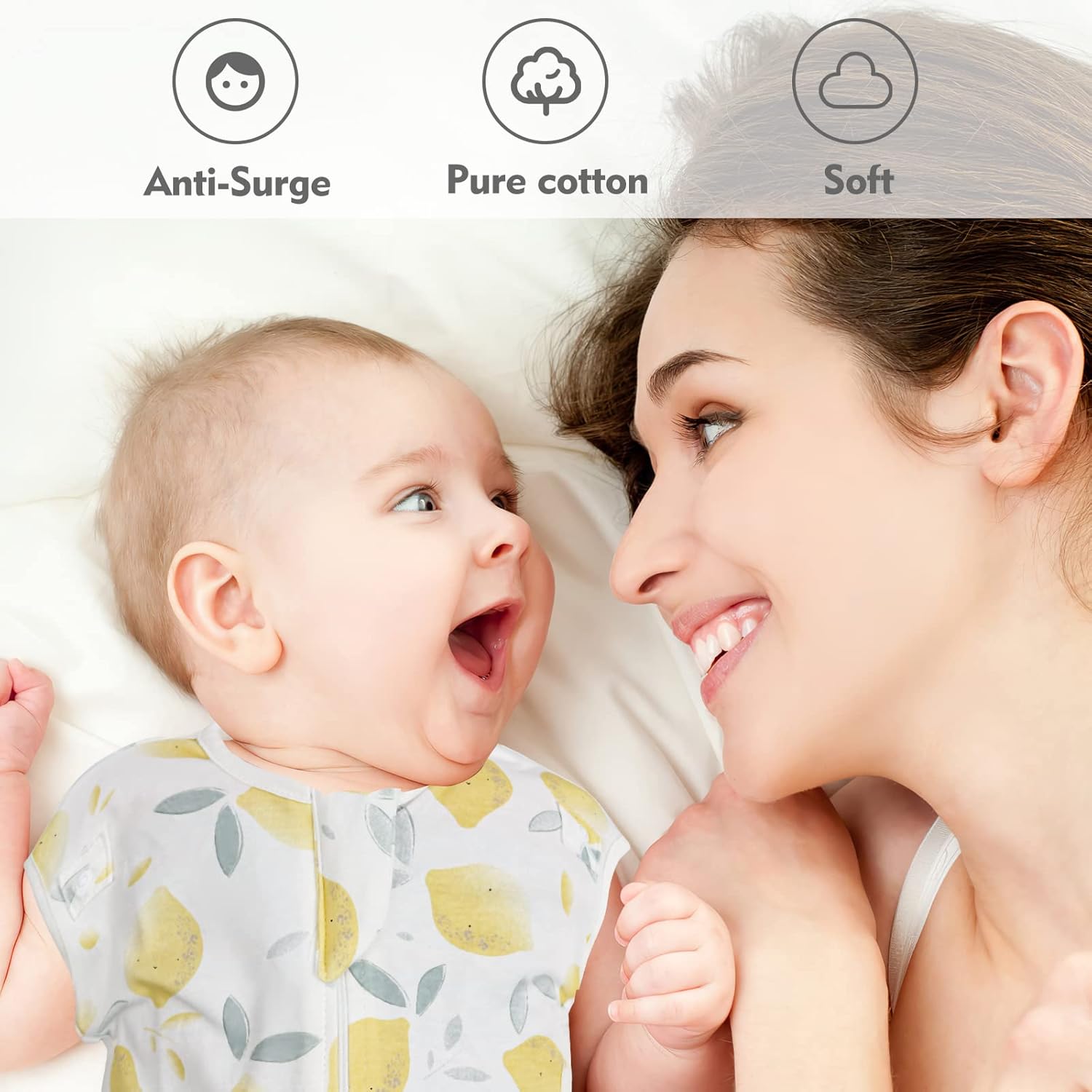 Baby Swaddles Sleep Sacks 3-6 Months - Baby Transitional Swaddles Sack, Arms Up Swaddle for Newborns, Infants Bag with 2-Way Zipper, Newborn Essentials