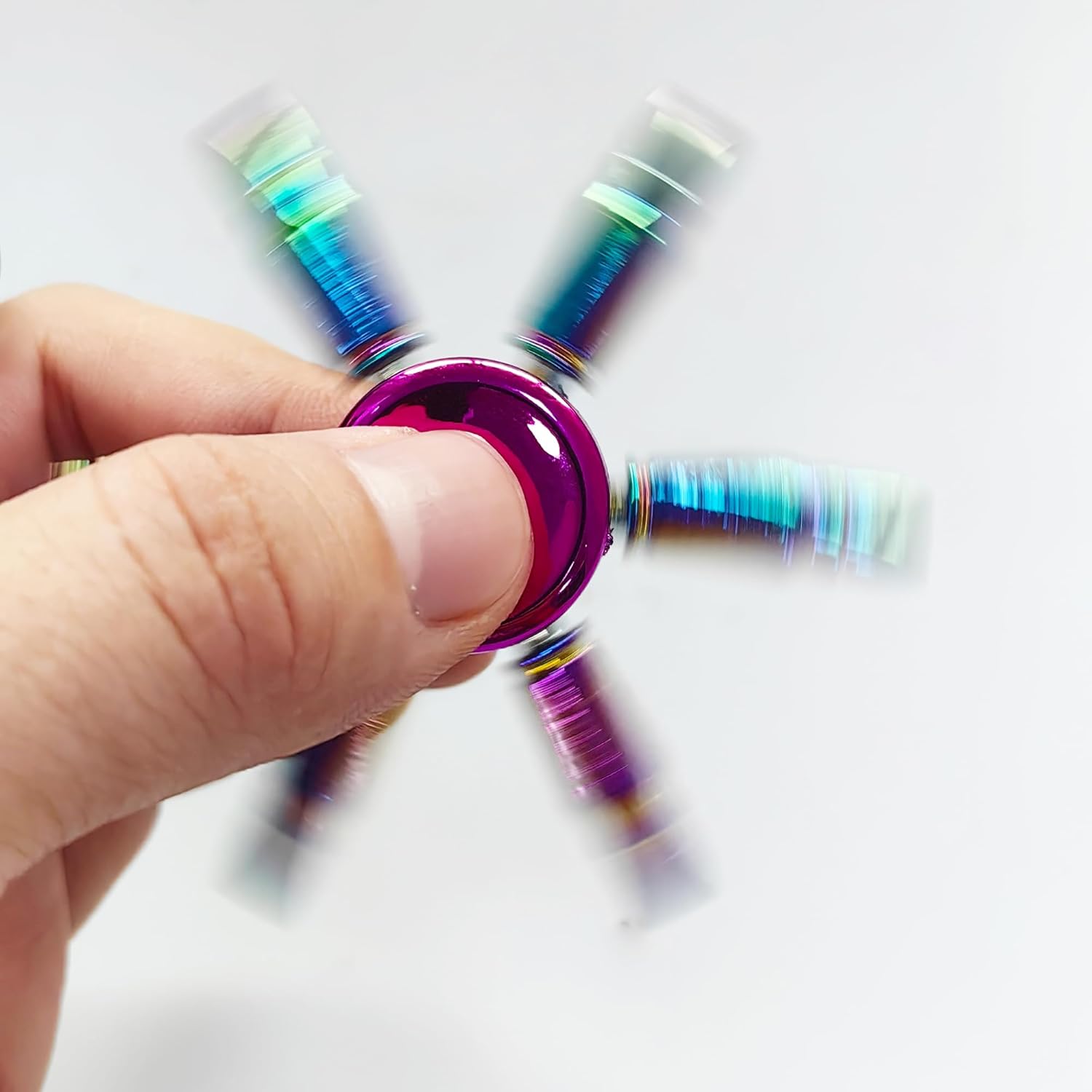 Fidget Spinners Set, Metal Desk Toys for Kids Adults Boys Girls, Hand Spinner Sensory Toys for Party Favors, Stocking Stuffers (3 Pack) (Style-3)