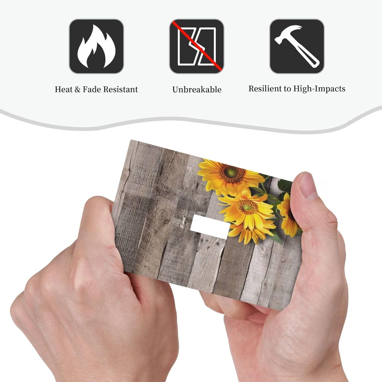 Sunflower Rustic Brown Gray Wood Decorative Light Switch Cover 1 Gang Single Toggle Device Electrical Faceplate Switchplates Decorator Outlet Wall Plate for Farmhouse Home Decor