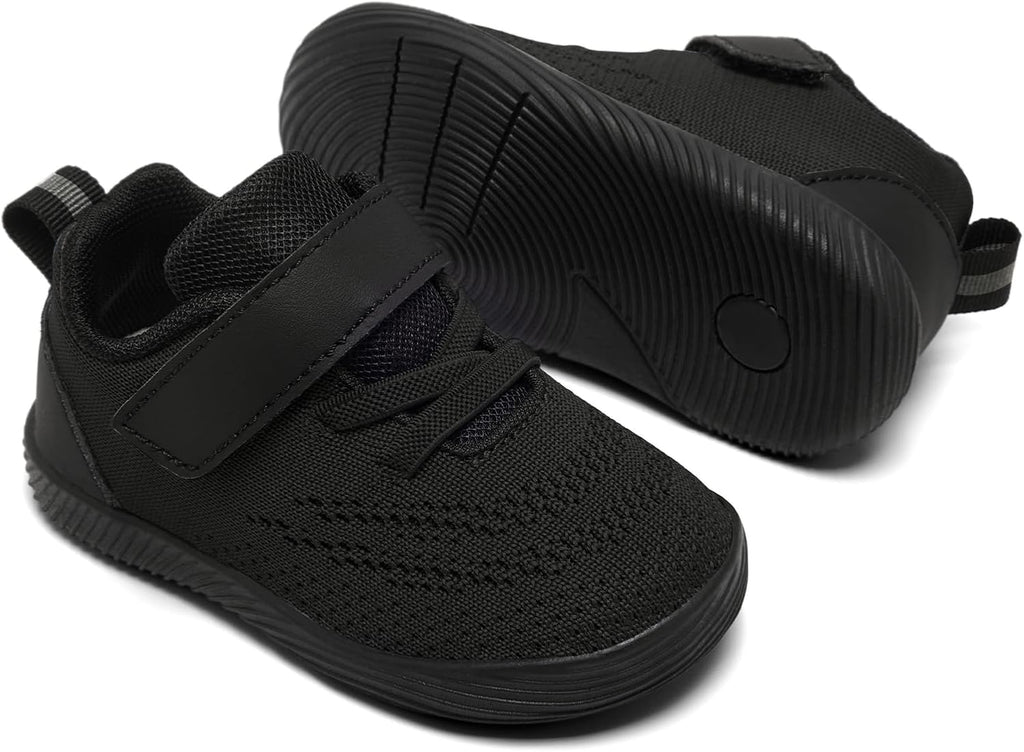 MORENDL Toddler Sneakers Baby Boys & Girls Barefoot Shoes Lightweight Breathable Walking Running Tennis Athletic Sport Shoes