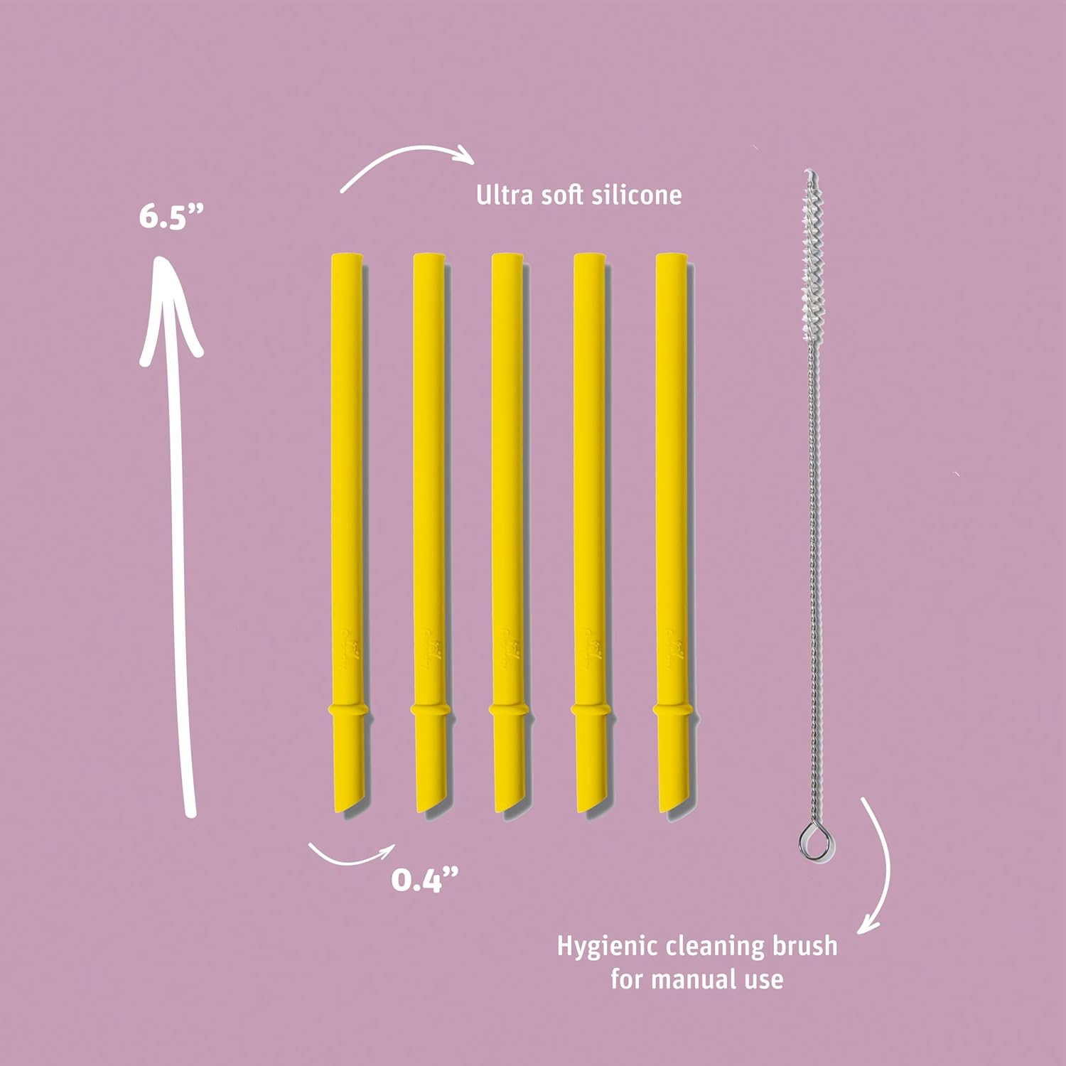 Avanchy Silicone Training Sippy Cup with Straw Lid – For Babies 6+ Months to Toddlers 1 Year Old – 8 oz Infant Water Cup for Baby Led Weaning, White + 5 Reusable Straws