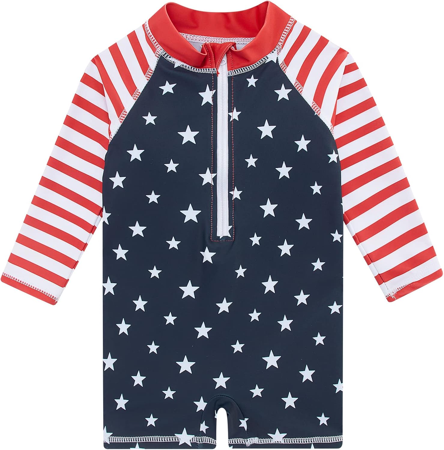 Funnycokid Baby Swimsuit Boy Toddler Bathing Suit Rash Guard UPF 50+ Swimwear 6 Months-4T