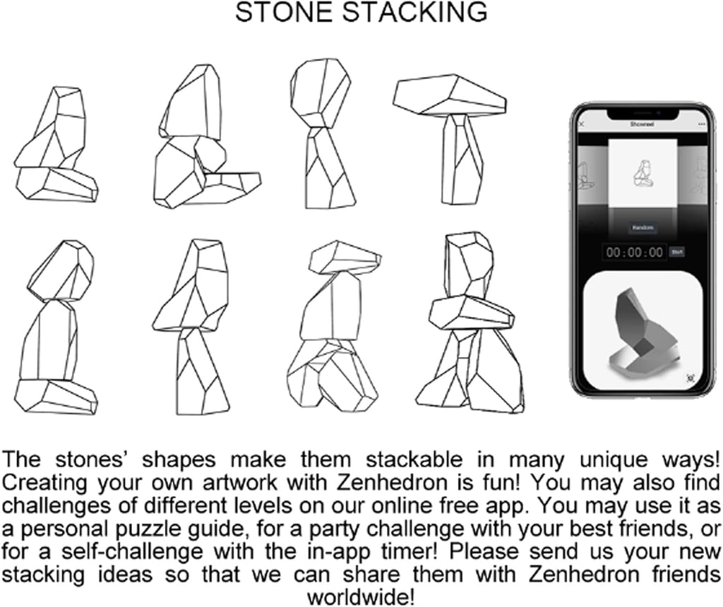 Stylish Handcrafted Art, a Stacking Puzzle, a Brain Teaser, and a Fidget Toy! We Heard Your Comments, so we Added Stacking Videos, Other Information, and Changed The Price!