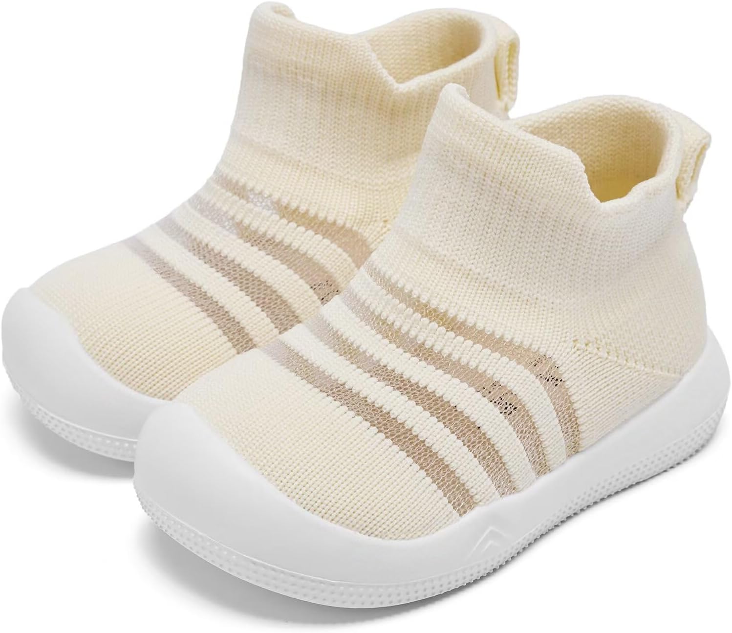 Eashi Baby Boy Girl Non-Skid Indoor Infant Walking Shoes Breathable Warm Elastic Sock Shoes with Memory Sole Protect Toes Outdoor Sneakers