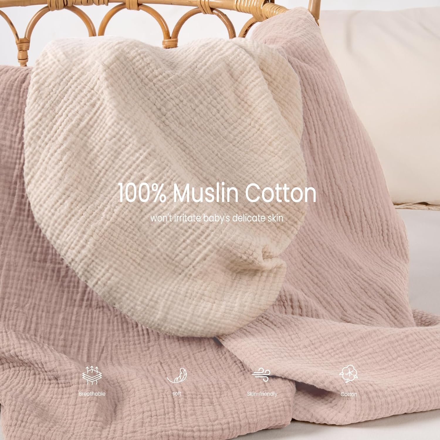 lulumoon Baby Changing Pad Cover: Muslin Diaper Changing Table Pad Cover - Changing Pad Sheets for Girls Boys